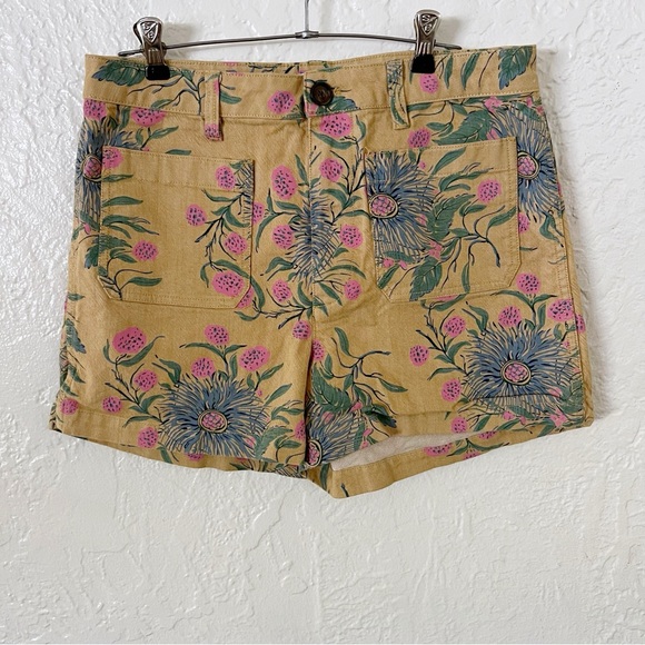 Madewell Emmett Shorts in Painted Blooms - Picture 4 of 7